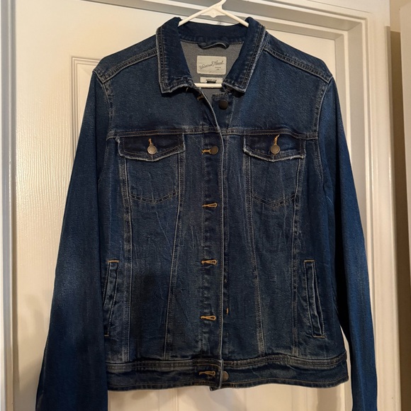 Universal Thread Jackets & Blazers - Universal Thread Dark Blue Jean Jacket